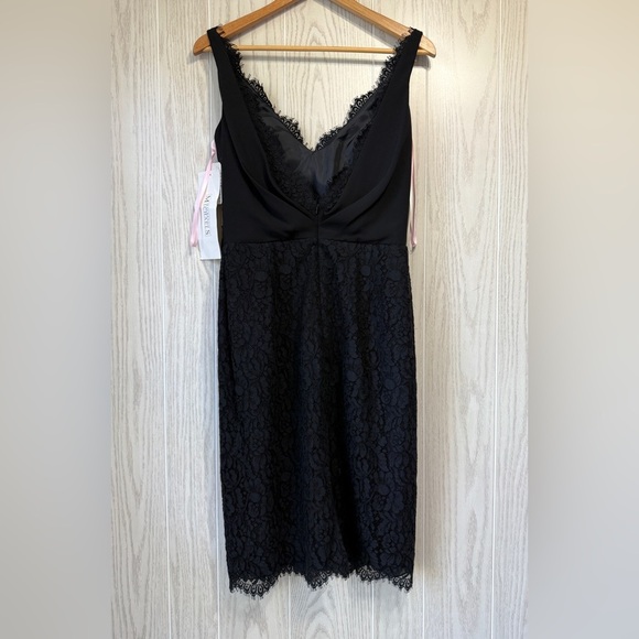 Mackenzie Michaels Black Formal Dress Size 12 NWT - Picture 3 of 5